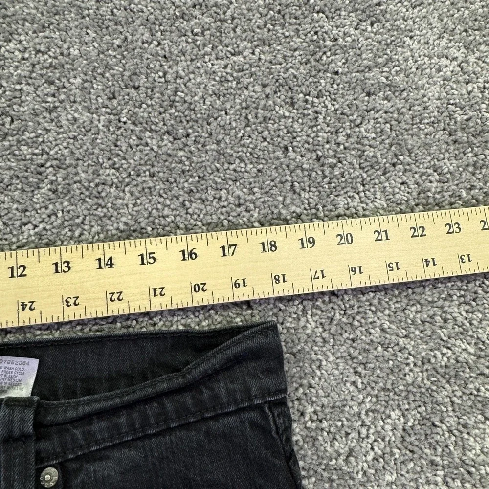 Levis 511 Jeans Mens 36x30 Gray Slim Skinny Charcoal Wash Denim Stretch Casual